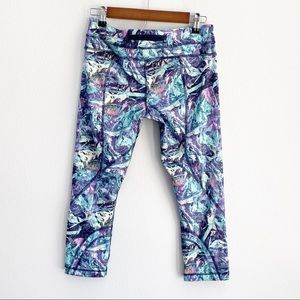 Lululemon leggings Inspire Crop II Iridescent 8